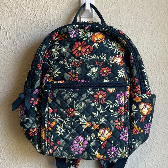 Floral Quilted Backpack - Picture 2 of 7